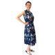 Φόρεμα βαμβακερό μακρύ με τιράντες